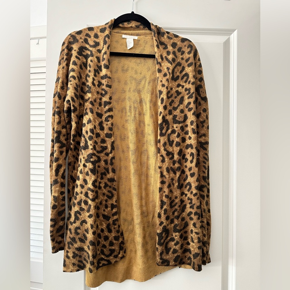 LEOPARD CARDIGAN H&M size Small